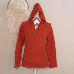 BANANA REPUBLIC pullover sweater with hood. Size small